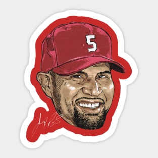 Albert Pujols St. Louis Portrait Sticker